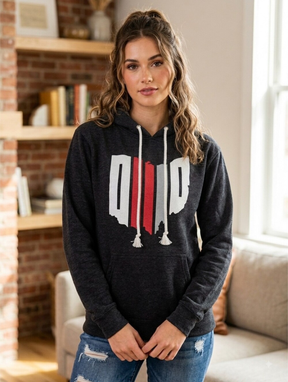 Woman's Ohio Graphic Hoodie